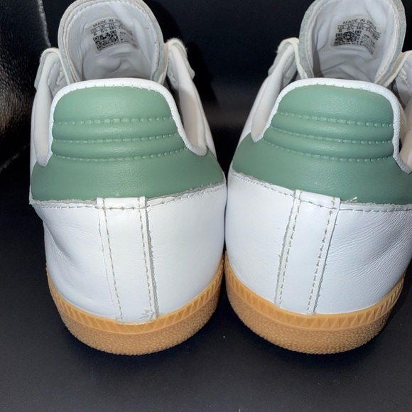 Size 6Y - Adidas Samba OG J ‘White Silver Green’, JP5479, Very Clean, No OG Box! - Picture 3 of 10